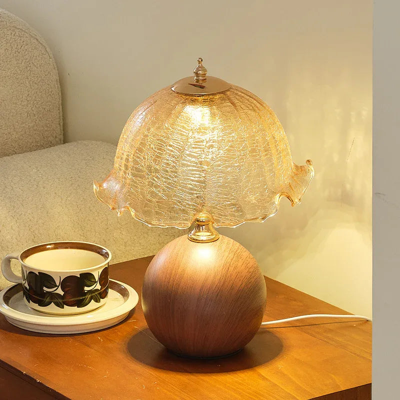 Three-colour Changing Light French-Inspired Bedside Lamp - Modern Minimalist Warm Light - Mekamart Australia