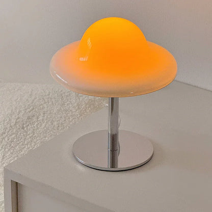 25cm Heart Egg Tart Table Lamp with Adjustable Color and Brightness - Mekamart Australia