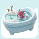 Adorable Bathtub Humidifier with Colorful Night Light - USB-C, 340ml, Auto Shut-Off(Blue Bear) - Mekamart Australia