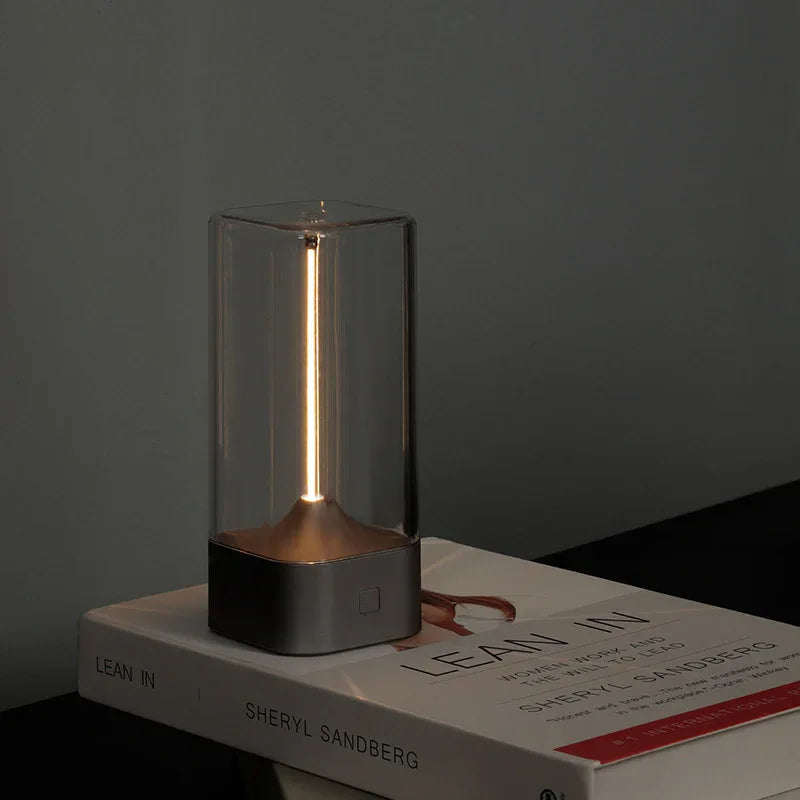Magnetic Levitating Night Light with Flexible LED - USB-C Rechargeable, Stepless Dimming & Outdoor Hook(black) - Mekamart Australia