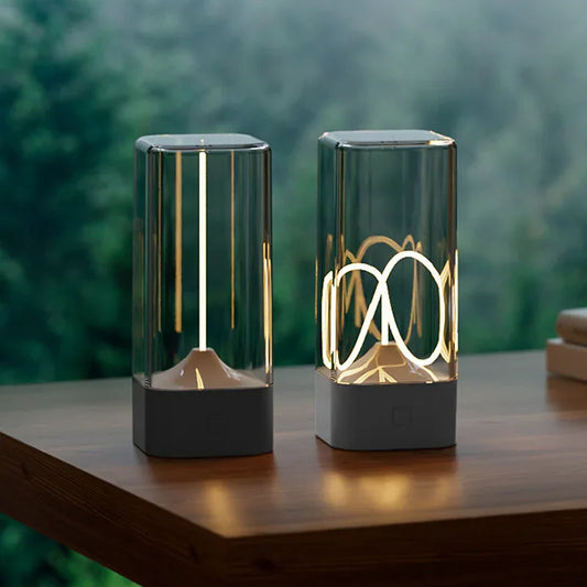 Magnetic Levitating Night Light with Flexible LED - USB-C Rechargeable, Stepless Dimming & Outdoor Hook(white) - Mekamart Australia