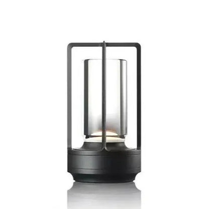 Cross-Shaped LED Table Lamp - Black Touch Button with USB Charging - Mekamart Australia