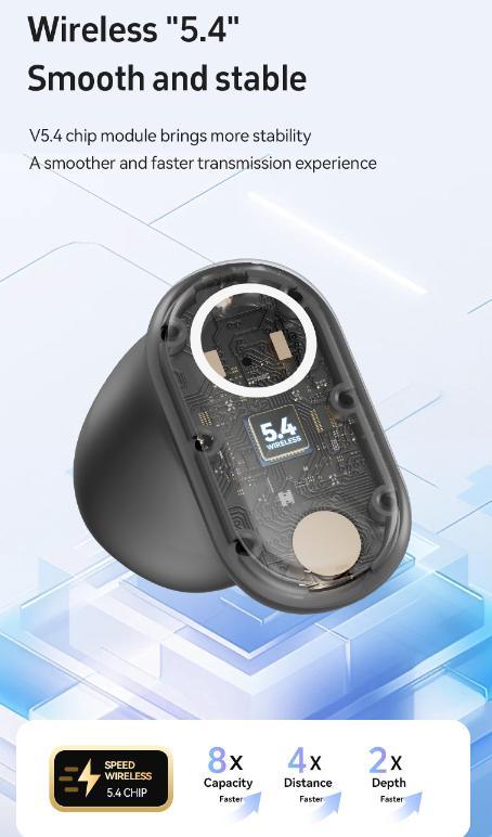Beige Feather-Light TWS Earbuds - Bluetooth 5.4, Hi-Fi Sound, LED Display Case, 60H+ Playtime, Touch Control - Mekamart Australia