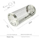 2 Pcs Size S Silver Rolling Stainless Steel BBQ Grill Basket - Cylindrical Grilling Cage for Veggies, Meats & More (304 Food-Grade) - Mekamart Australia