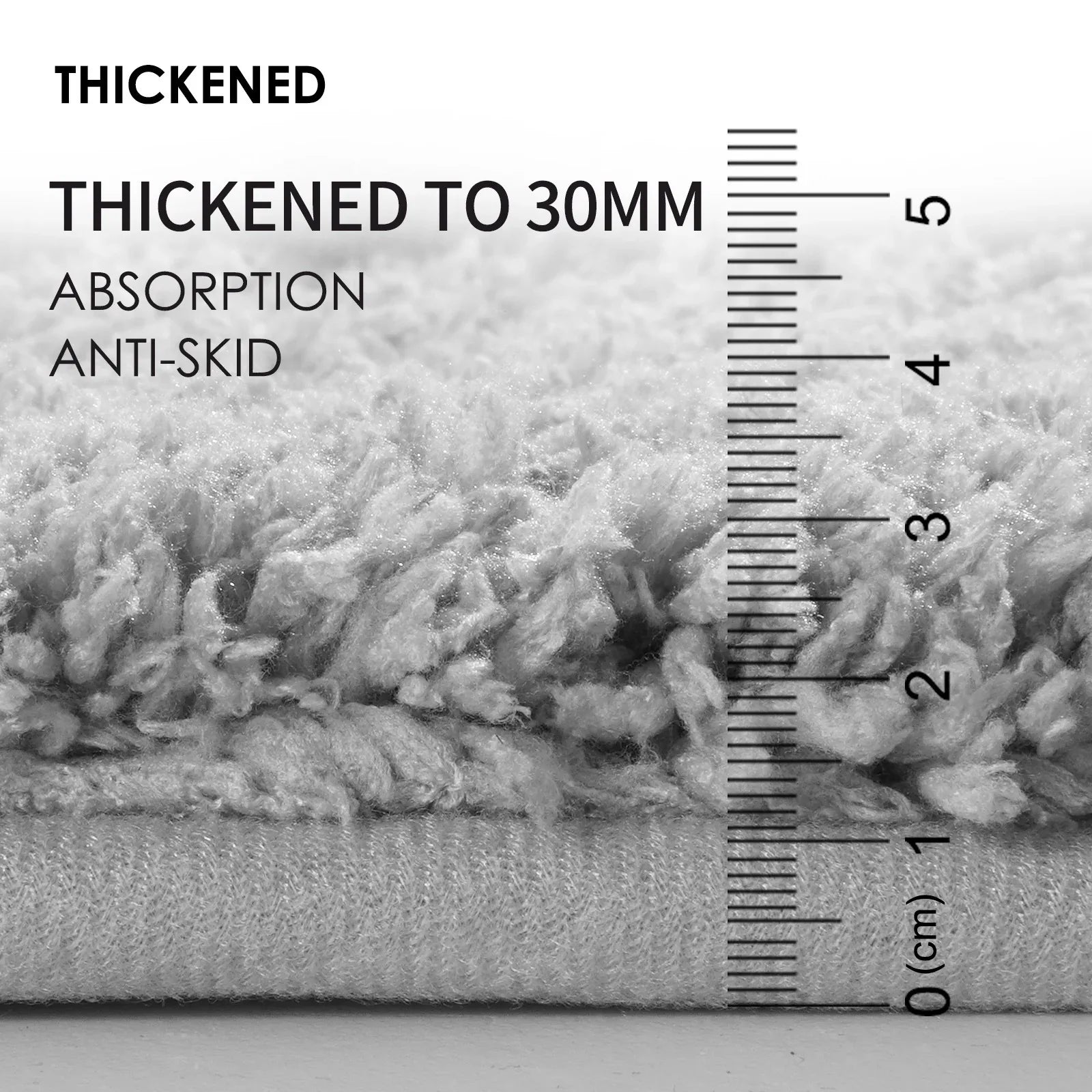 Green Ultra Absorbent Plush Bath Mat - Non-Slip Bathroom Rug with Innovative Foot Drying Pocket - Mekamart Australia
