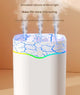White Volcano Style 2L Cool Mist Humidifier - Triple Nozzle with RGB LED & Quiet Operation - Mekamart Australia