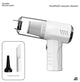 White 2-in-1 Cordless Handheld Vacuum and Air Blower - Portable & Lightweight Cleaner for Car, Home, and Pet Hair - Mekamart Australia