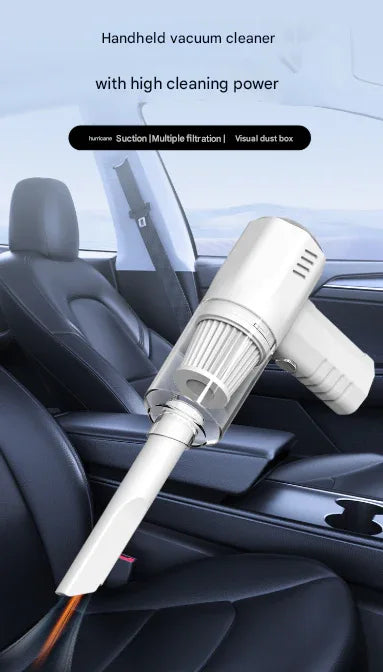 White 2-in-1 Cordless Handheld Vacuum and Air Blower - Portable & Lightweight Cleaner for Car, Home, and Pet Hair - Mekamart Australia