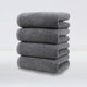 Dark Grey Plush Cotton Hand Towel Set (4-Pack) - Ultra Soft, Absorbent & Quick-Drying Face Towels for Bathroom - Mekamart Australia