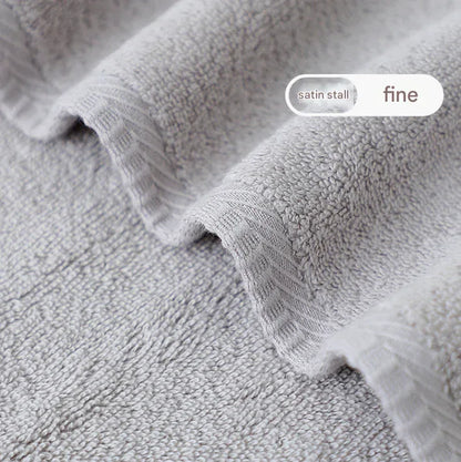 Light Grey Plush Cotton Hand Towel Set (4-Pack) - Ultra Soft, Absorbent & Quick-Drying Face Towels for Bathroom - Mekamart Australia