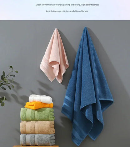 Brown Premium 3-Piece 100% Cotton Towel Set - Ultra Soft, Absorbent & Quick-Dry for Bathroom - Mekamart Australia