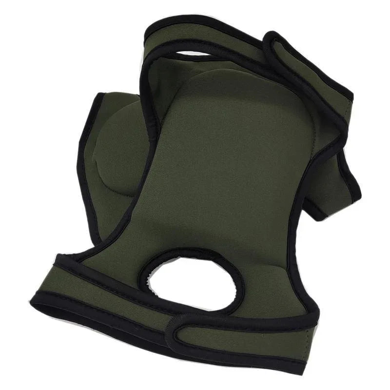 Black Adjustable Gardening Knee Pads - Comfortable Neoprene Knee Protectors for Weeding & Outdoor Work - Mekamart Australia