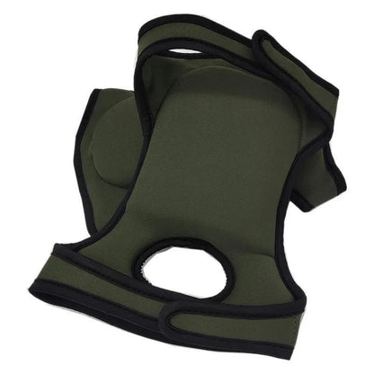 Black Adjustable Gardening Knee Pads - Comfortable Neoprene Knee Protectors for Weeding & Outdoor Work - Mekamart Australia