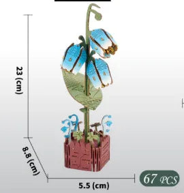 lily Of The Valley DIY 3D Wooden Flower Puzzle Toy - Educational Kids' Assembly Set - Mekamart Australia