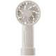 White Mini Portable USB Rechargeable Fan - Quiet Cooling for Desk or Travel - Mekamart Australia