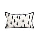Trees Triangle Elegant Two-Piece INS-Style Jacquard Pillow Covers - Black & White Sofa Decor - Mekamart Australia