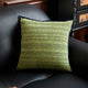 Green 45*45cm 2PCS Luxe Thick Chenille Herringbone Pillow Cover - Solid Color Square Lumbar Pillow - Mekamart Australia
