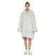 White Oversized Wearable Blanket Hoodie - Ultra Soft & Cozy Snuggle Pullover for Adults - Mekamart Australia