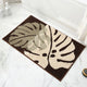 Leaves Fall in Autumn - Brown Jacquard Bathroom Mat - Super Absorbent Non-Slip Rug (40x60cm), Toilet Floor Mat for Bathroom/Bedroom/Entryway - Mekamart Australia