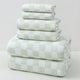 Light Green Ultra-Soft 100% Cotton Gauze 6-Piece Towel Set | Absorbent & Quick-Dry Bath Towel - Mekamart Australia
