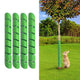 Green 4-Pack Spiral Tree Trunk Protector Guard - Flexible Sapling Bark Shield - Mekamart Australia