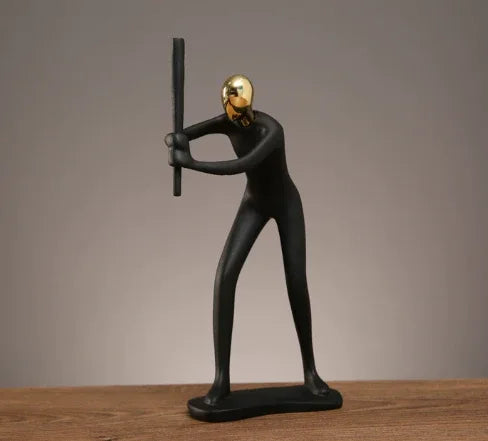 Collectible Sports Figurine Blind Box - Modern Resin Athlete Statue for Home Office Decor - Mekamart Australia