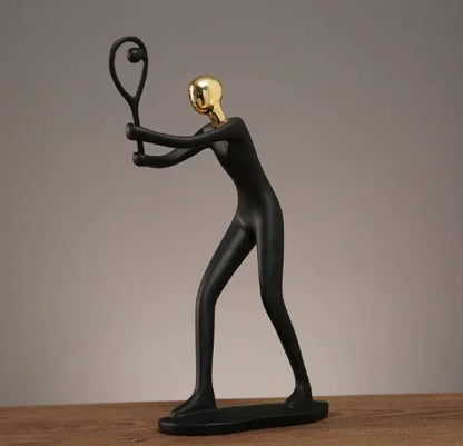 Collectible Sports Figurine Blind Box - Modern Resin Athlete Statue for Home Office Decor - Mekamart Australia