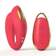 Red BlissLink U-Shaped Wearable Couple's Vibrator with Remote - 12 Modes for Shared Intimacy & Solo Fun - Mekamart Australia