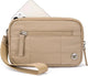 Khaki Elegant WESTBRONCO Quilted Phone Bag Wallet - Mekamart Australia