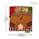 Festive Christmas Dining Chair Covers | Santa, Snowman & Reindeer Character Slipcovers - Mekamart Australia