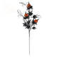 Halloween Black Twig & Pumpkin Stems (2-Pack) - Artificial Floral Picks for Spooky Arrangements - Mekamart Australia