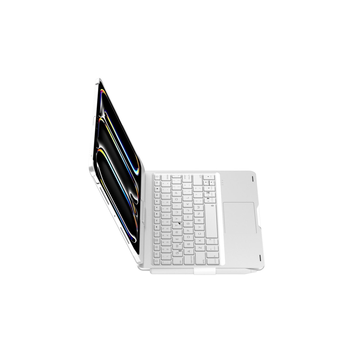 Rose gold Magic Keyboard Case for ipad Air6/Air7 11-inch, Bluetooth Keyboard with RGB Backlight & Precision Trackpad