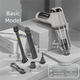 Grayish-white Multi-Functional Cordless Handheld Vacuum Cleaner - Powerful Blower & Inflator for Car and Home - Mekamart Australia