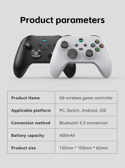 G6 Pro Wireless Gaming Controller - Hall Joysticks & Triggers, Multi-Platform, Six-Axis Gyro, Turbo & Macro(green)