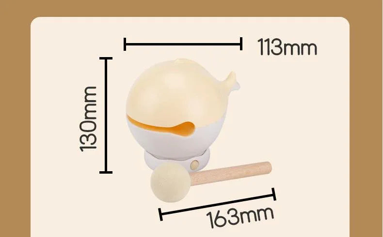 Portable rechargeable tapping control night light- 3-Level Dimmable Bedside Lamp(apricot) - Mekamart Australia