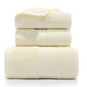 Premium Long-Staple Cotton Towel Set - 2 Hand Towels & 1 Bath Towel Gift Bundle(yellow) - Mekamart Australia