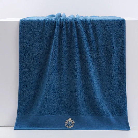 Premium Absorbent Cotton Towel Set - Soft Bath & Hand Towels with Double-Sided Plush(purple) - Mekamart Australia