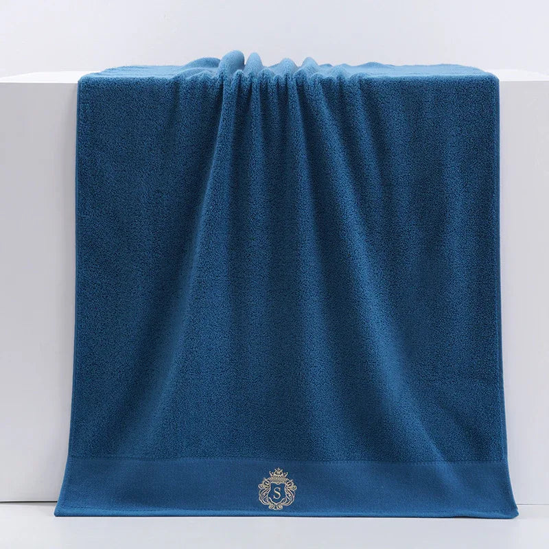 Premium Absorbent Cotton Towel Set - Soft Bath & Hand Towels with Double-Sided Plush(light gray) - Mekamart Australia