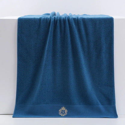 Premium Absorbent Cotton Towel Set - Soft Bath & Hand Towels with Double-Sided Plush(white) - Mekamart Australia