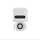 Mini Robot Style Bluetooth Speaker - Portable, 8-9 Hr Playtime, Built-in Mic & Lanyard(White)