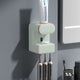 Automatic Toothpaste Dispenser with UVC Toothbrush Sterilizer & Holder - Wall Mounted, Rechargeable(green) - Mekamart Australia