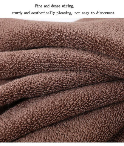 Luxury Combed Cotton Towel Collection - Highly Absorbent, Soft & Durable for Bath, Hand, and Face(Dark brown) - Mekamart Australia