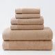 Luxury Combed Cotton Towel Collection - Highly Absorbent, Soft & Durable for Bath, Hand, and Face(Camel) - Mekamart Australia