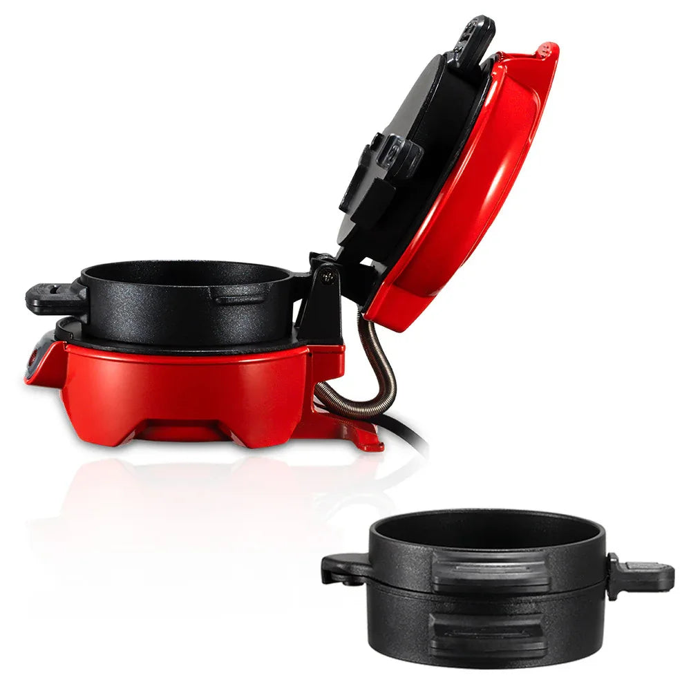 Quick & Easy Multi-Layer Sandwich & Burger Maker with Egg Cooker Plate(red) - Mekamart Australia