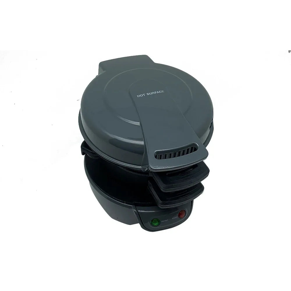 Quick & Easy Multi-Layer Sandwich & Burger Maker with Egg Cooker Plate(Silver gray) - Mekamart Australia