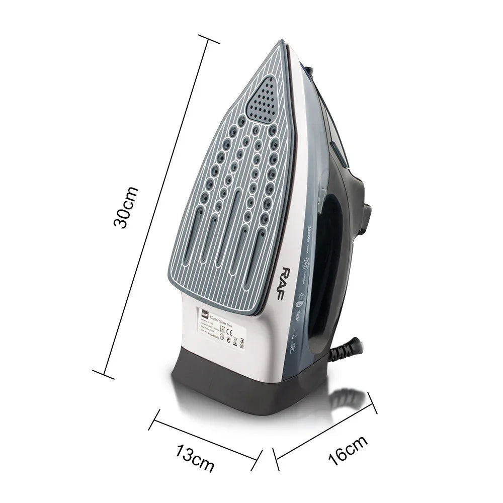 Powerful 2200W Electric Steam Iron with Ceramic Soleplate & Vertical Steam Function(blue) - Mekamart Australia
