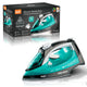 Powerful 2200W Electric Steam Iron with Ceramic Soleplate & Vertical Steam Function(green) - Mekamart Australia
