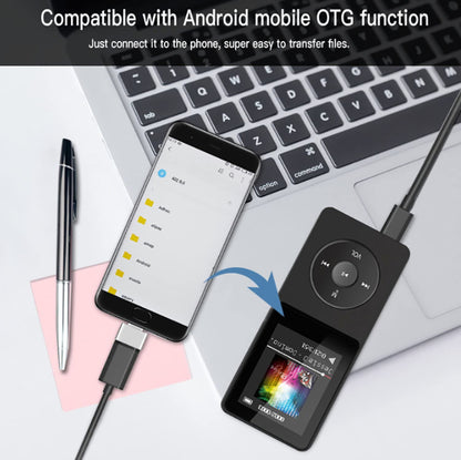 Portable Digital Music Player - Bluetooth 5.4, Hi-Fi Lossless Sound, 8GB Built-in & Expandable Storage(black 16GB)