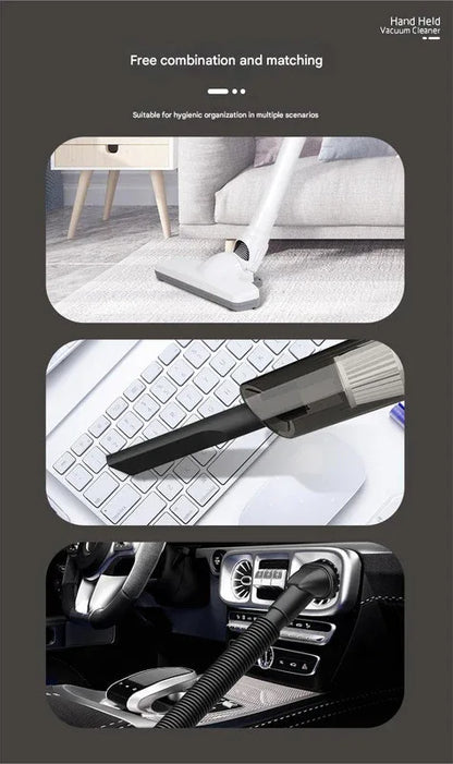 Cordless 2-in-1 Handheld & Stick Vacuum Cleaner with Detachable Water Tank & Dust Mite Remover(black) - Mekamart Australia