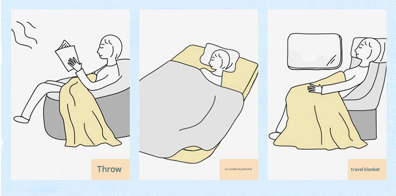 Ultra-Soft Kids Plush Fleece Blanket - Cozy Cartoon Animal Throw for All Seasons (Fawn) - Mekamart Australia